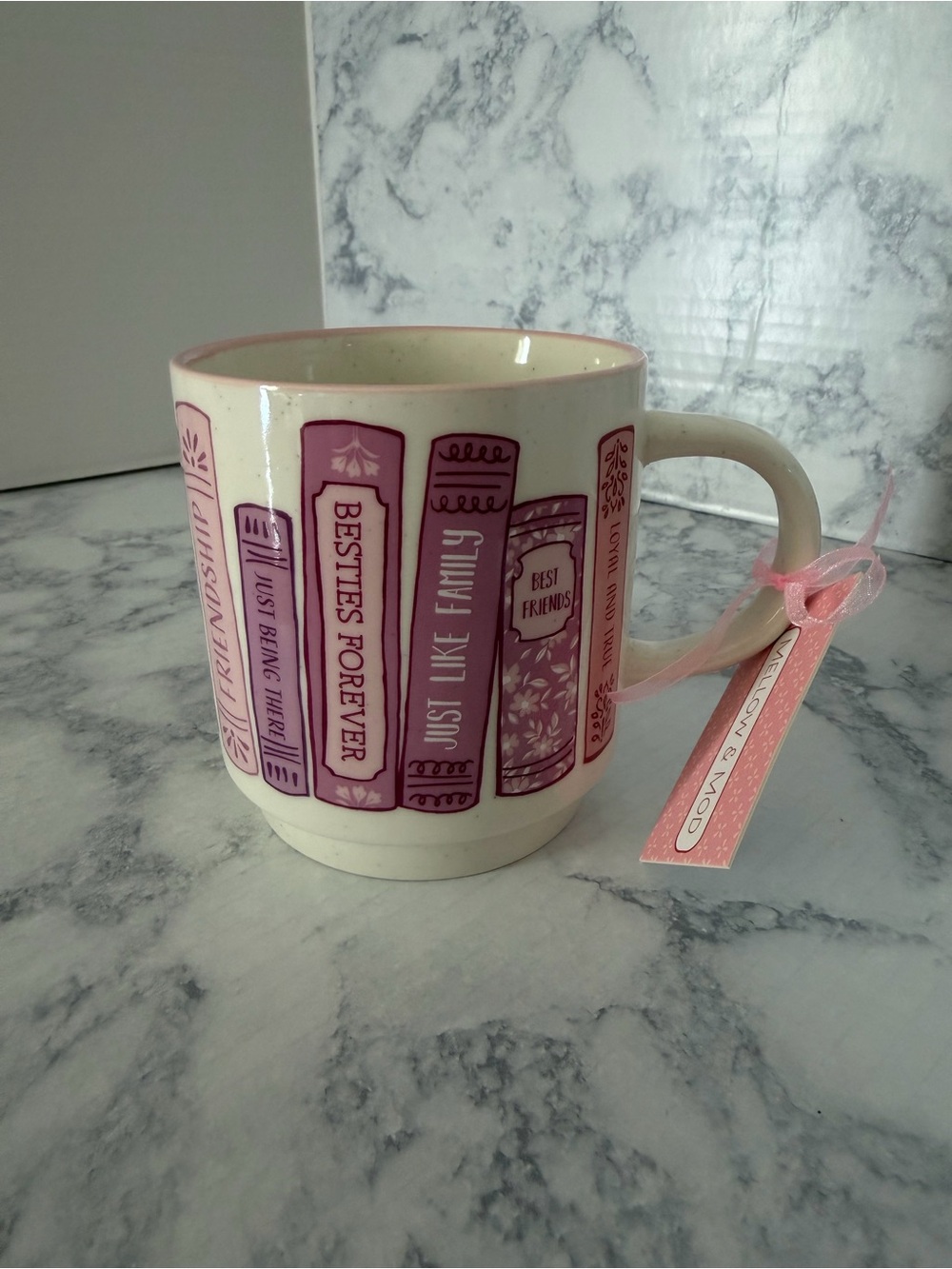Pink 'Besties Forever' Decorative Coffee Mug - Unknown Brand